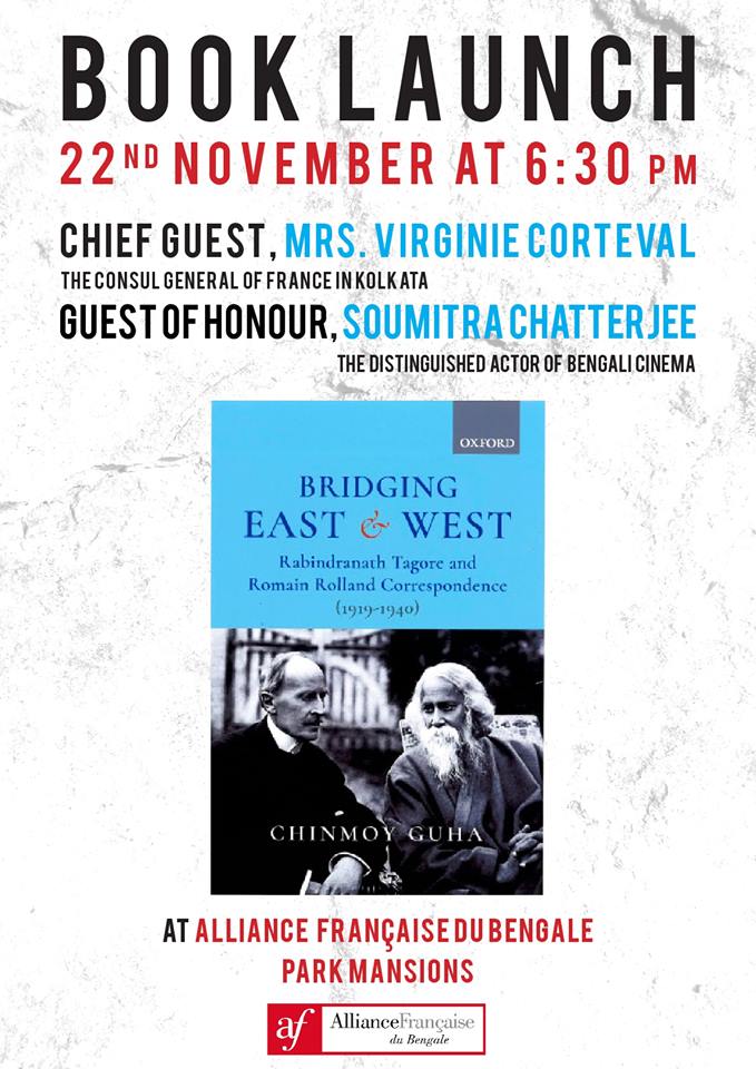 BOOK LAUNCH | BRIDGING EAST & WEST : Rabindranath Tagore and Romain Rolland Correspondence(1919-1940)