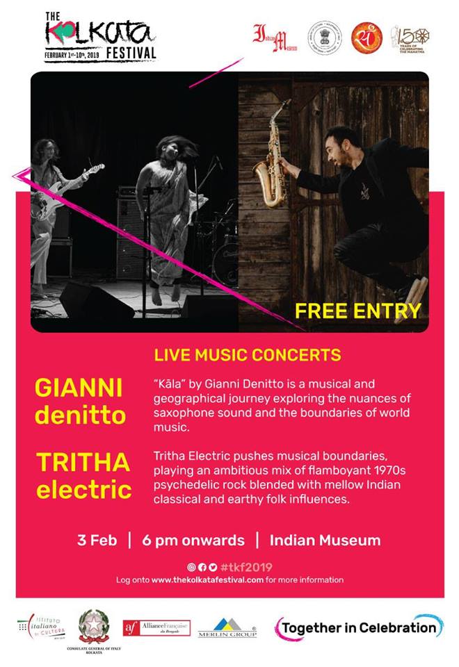 The Kolkata Festival : Live Music Concerts by Gianni Denito & Tritha Electric