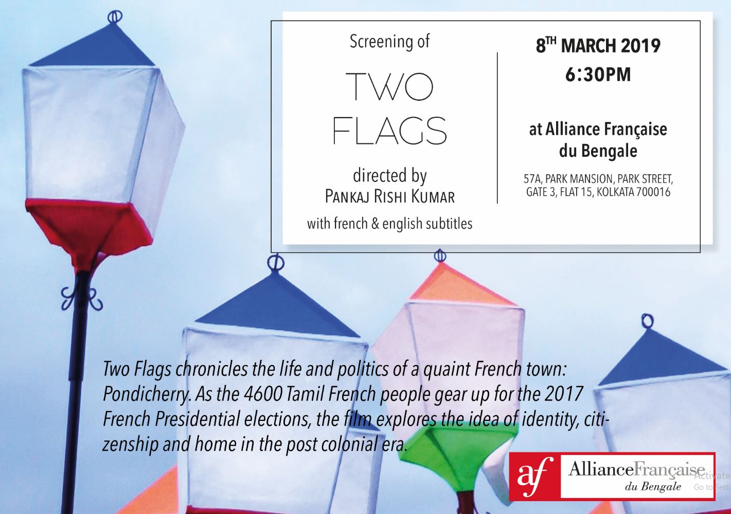 Screening of Two Flags | directed by Pankaj Rishi Kumar